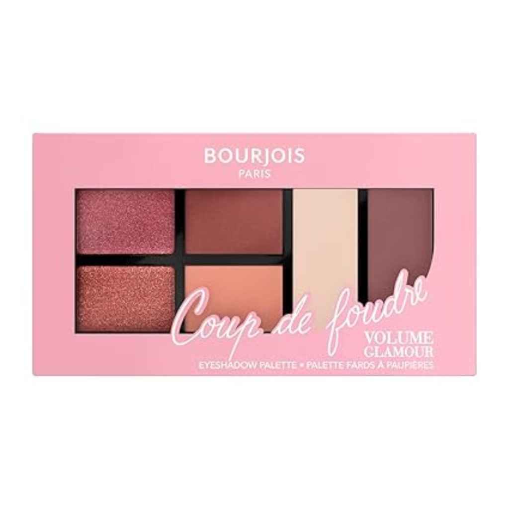 Bourjois, Volume Glamour Eyeshadow Palette, 03 Coup De Foudre, Long-lasting vibrant eyeshadow collection