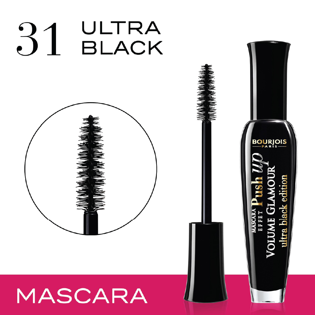 Bourjois, Volume Glamour Push Up Mascara, Ultra black intense volumizing formula