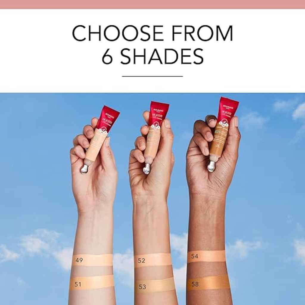 Bourjois, Healthy Mix Clean Concealer 52 Beige, Hydrating concealer for natural skin coverage