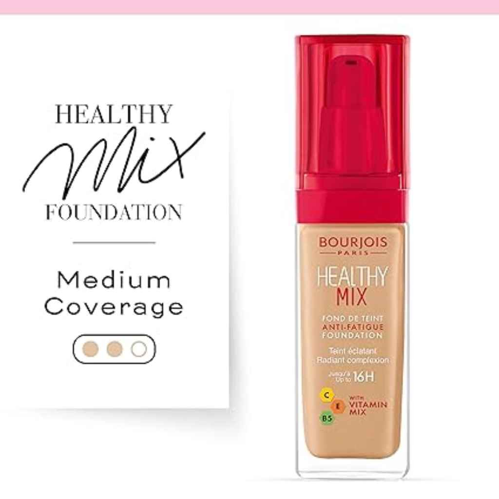 Bourjois, Healthy Mix Clean Foundation 54 Beige, Long-lasting foundation with natural finish