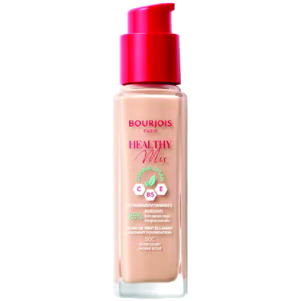 Bourjois, Healthy Mix Clean Foundation 55 Deep Beige, Lightweight foundation with natural coverage
