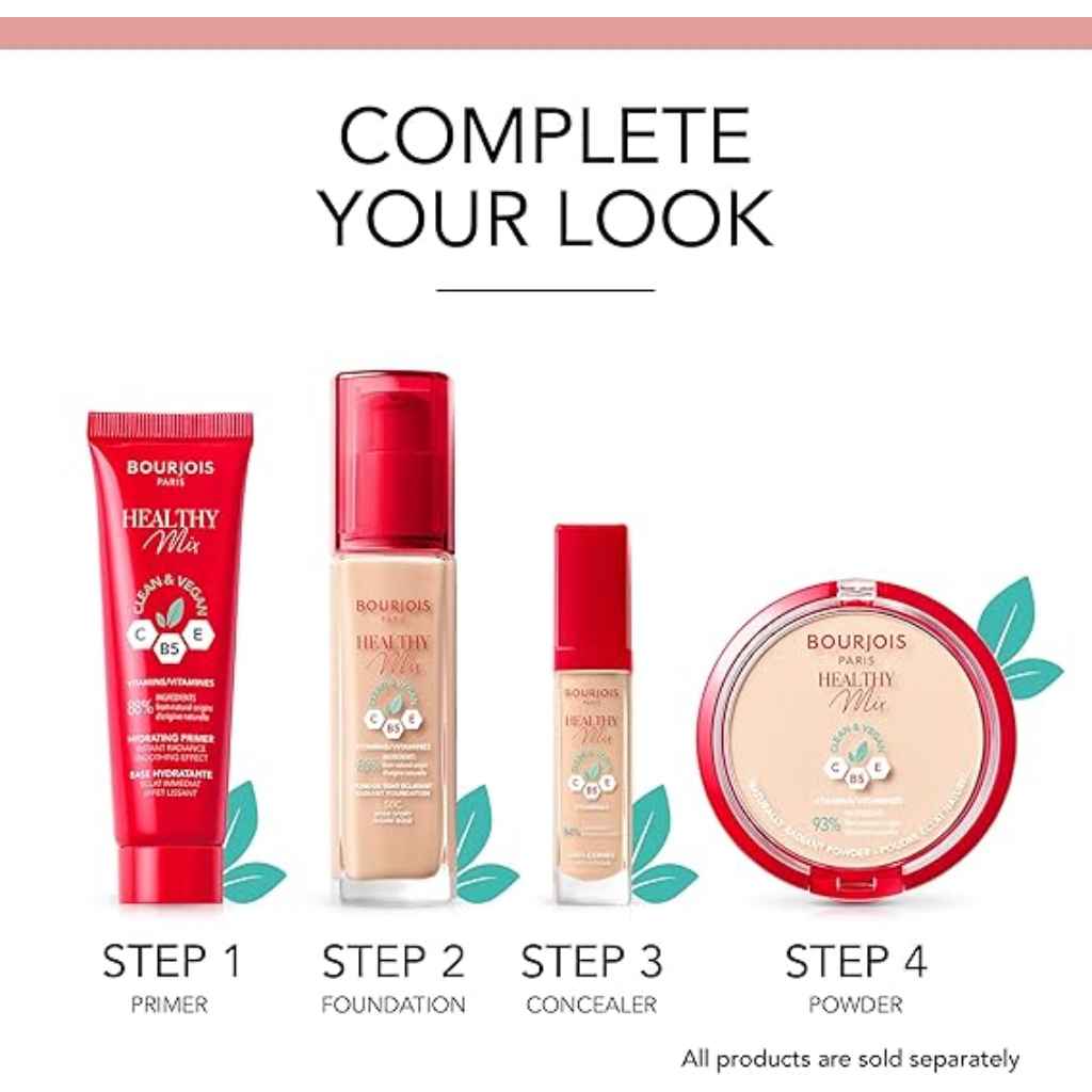 Bourjois, Healthy Mix Clean Foundation 56.5 Maple, Hydrating foundation with medium coverage