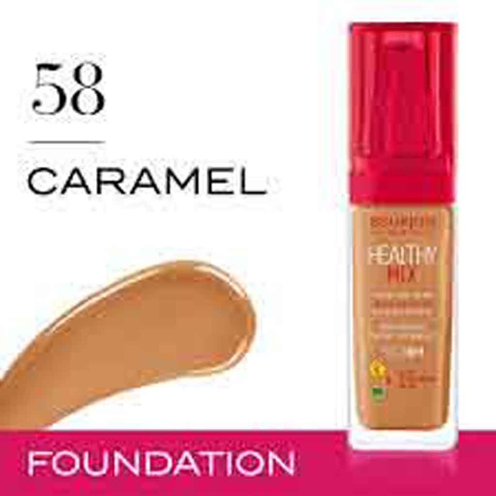 Bourjois, Healthy Mix Clean Foundation, 58 Caramel