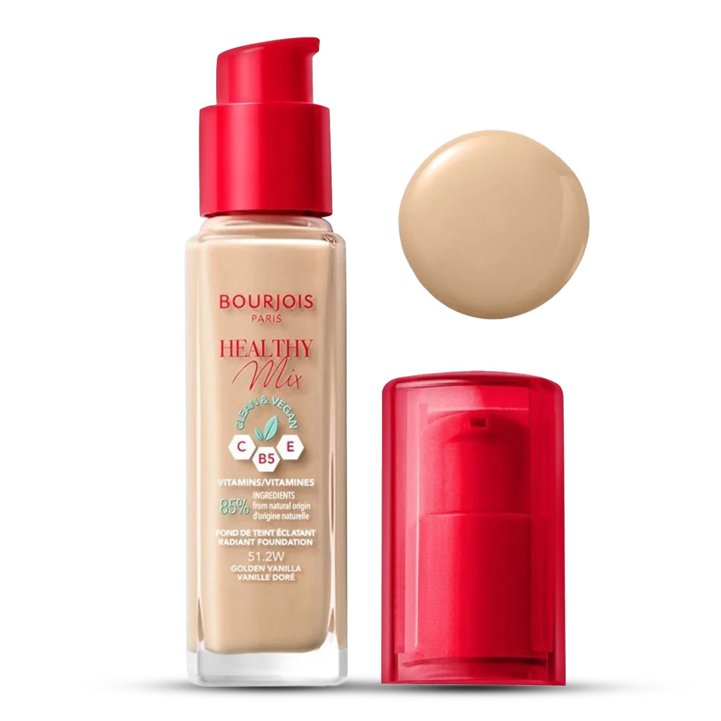 Bourjois, Healthy Mix Clean Foundation, 51.2 Golden Vanilla