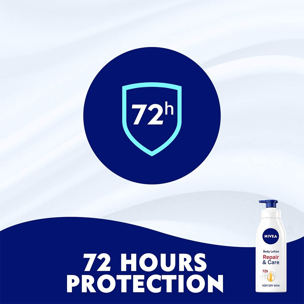 Nivea, Repair and Care Body Lotion with Deep Moisture Serum, Intensive moisturizing body lotion, 400ml