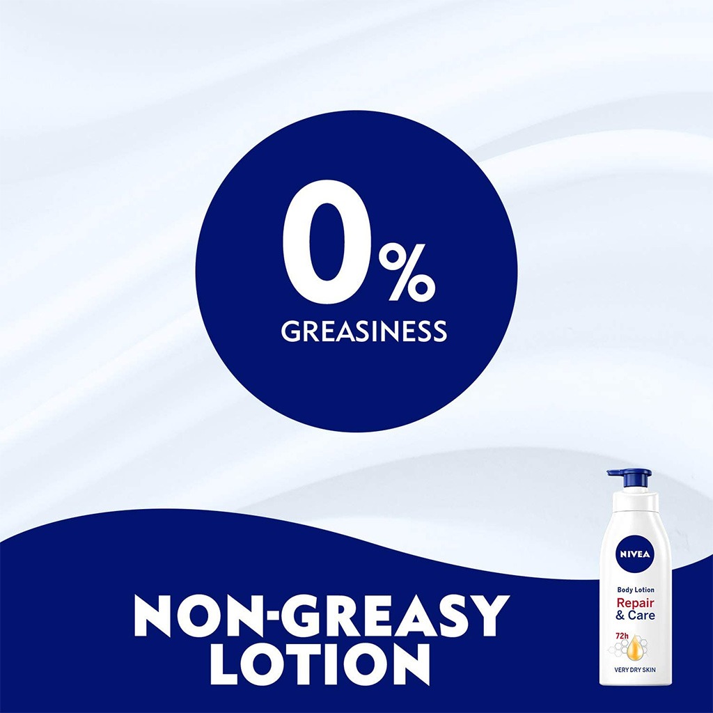 Nivea, Repair and Care Body Lotion with Deep Moisture Serum, Intensive moisturizing body lotion, 400ml