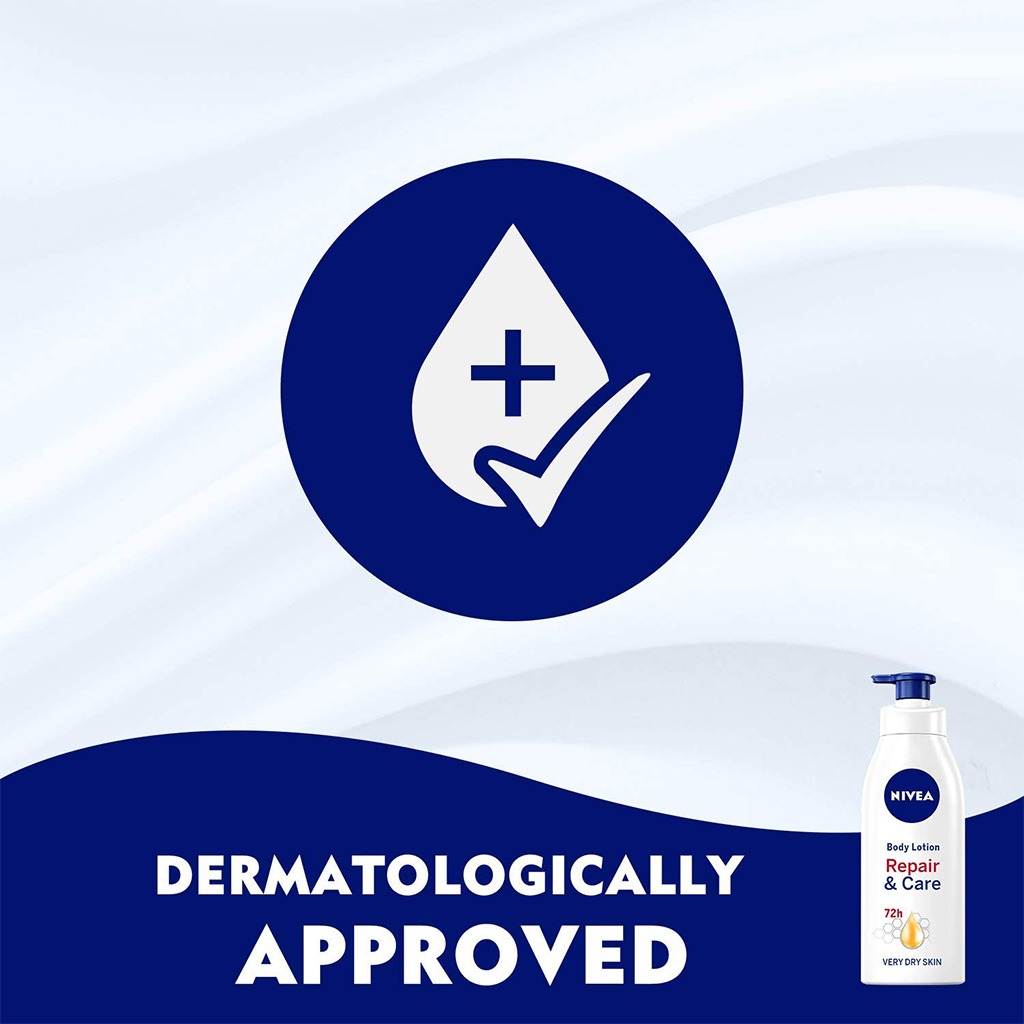 Nivea, Repair and Care Body Lotion with Deep Moisture Serum, Intensive moisturizing body lotion, 400ml