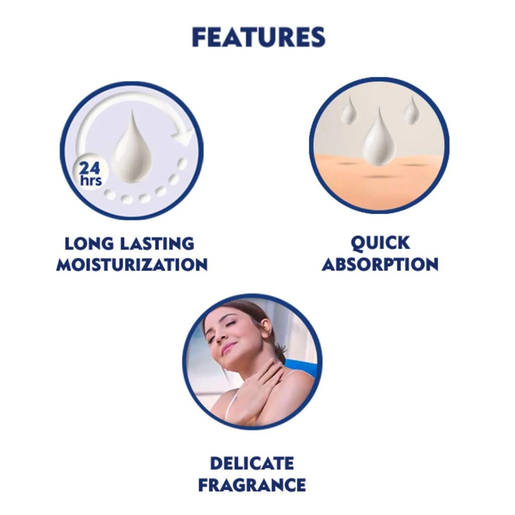 Nivea, Almond Oil Nourishing Body Lotion, Hydrating body lotion with almond oil, 250ml