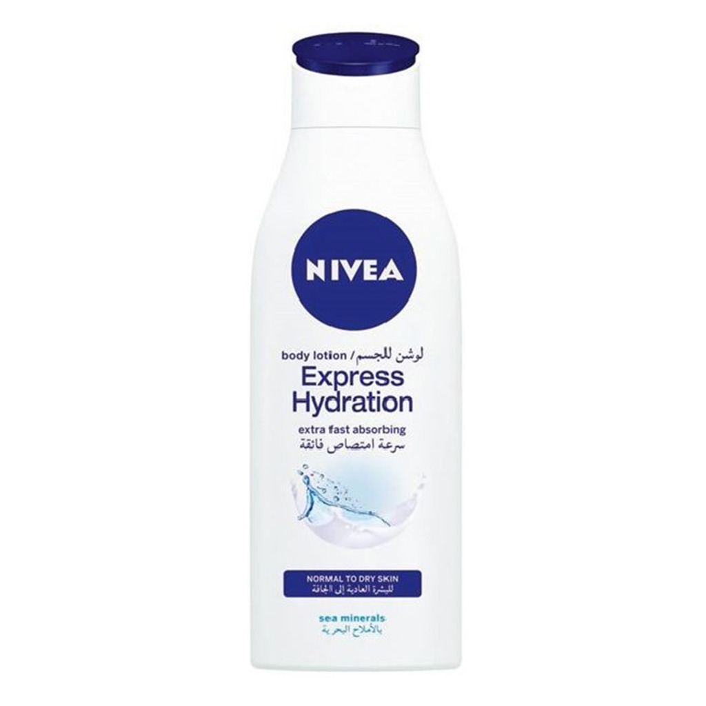 Nivea, Express Hydration Body Lotion, Deep moisturizing body lotion for soft skin, 250ml