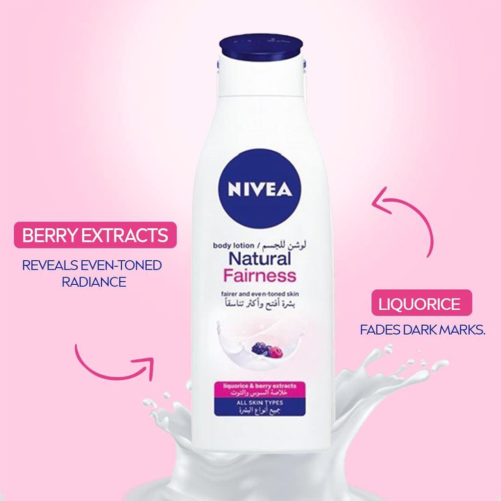 Nivea Natural Fairness Body Lotion 250ml