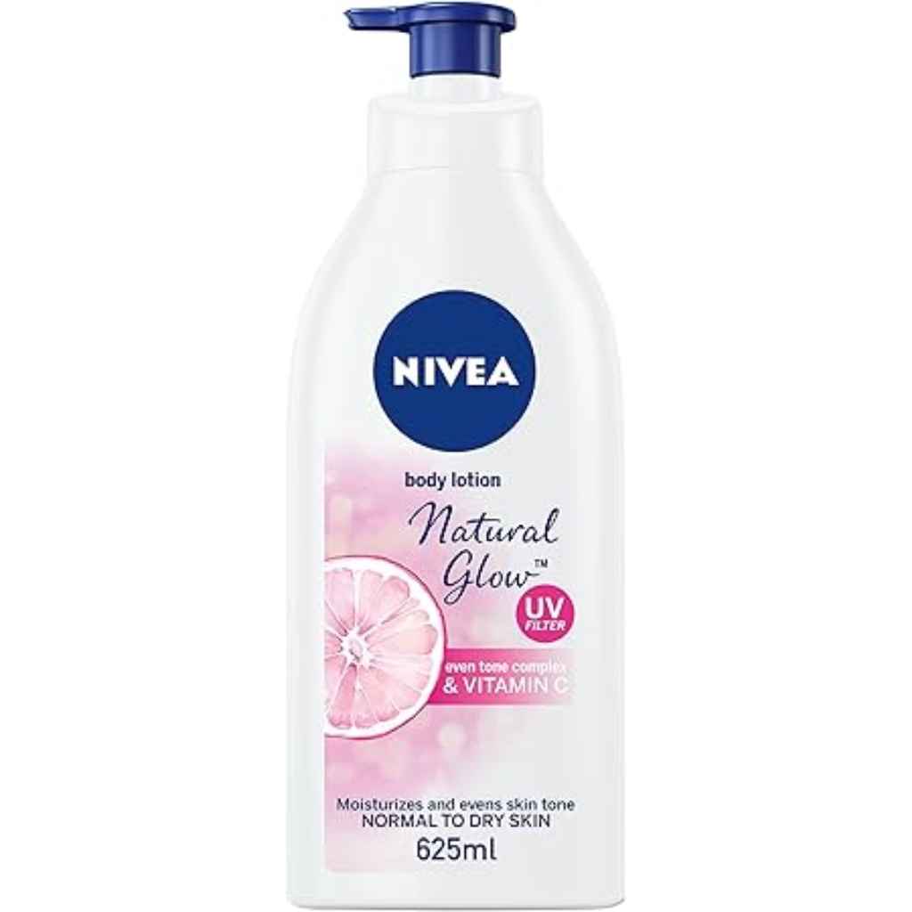 Nivea, Natural Fairness Body Lotion, Brightening and nourishing body lotion, 625ml