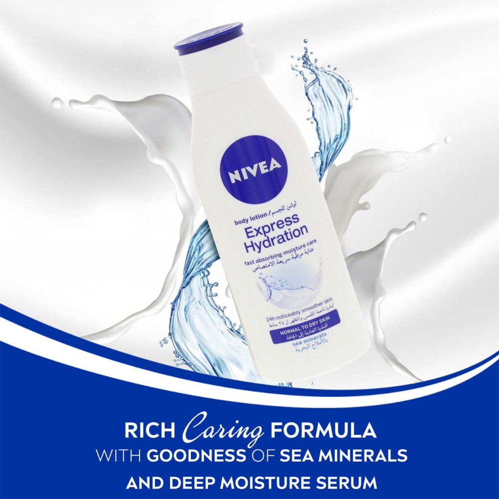 Nivea Express Hydration Body Lotion 400 mL