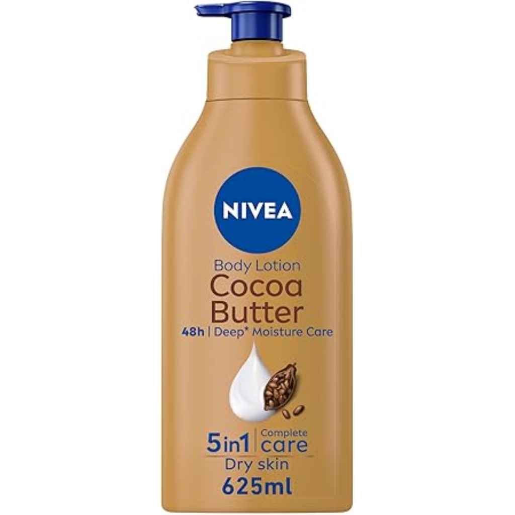 Nivea, Body Cocoa Lotion with Pump, Deep moisturizing body lotion with cocoa butter, 625ml