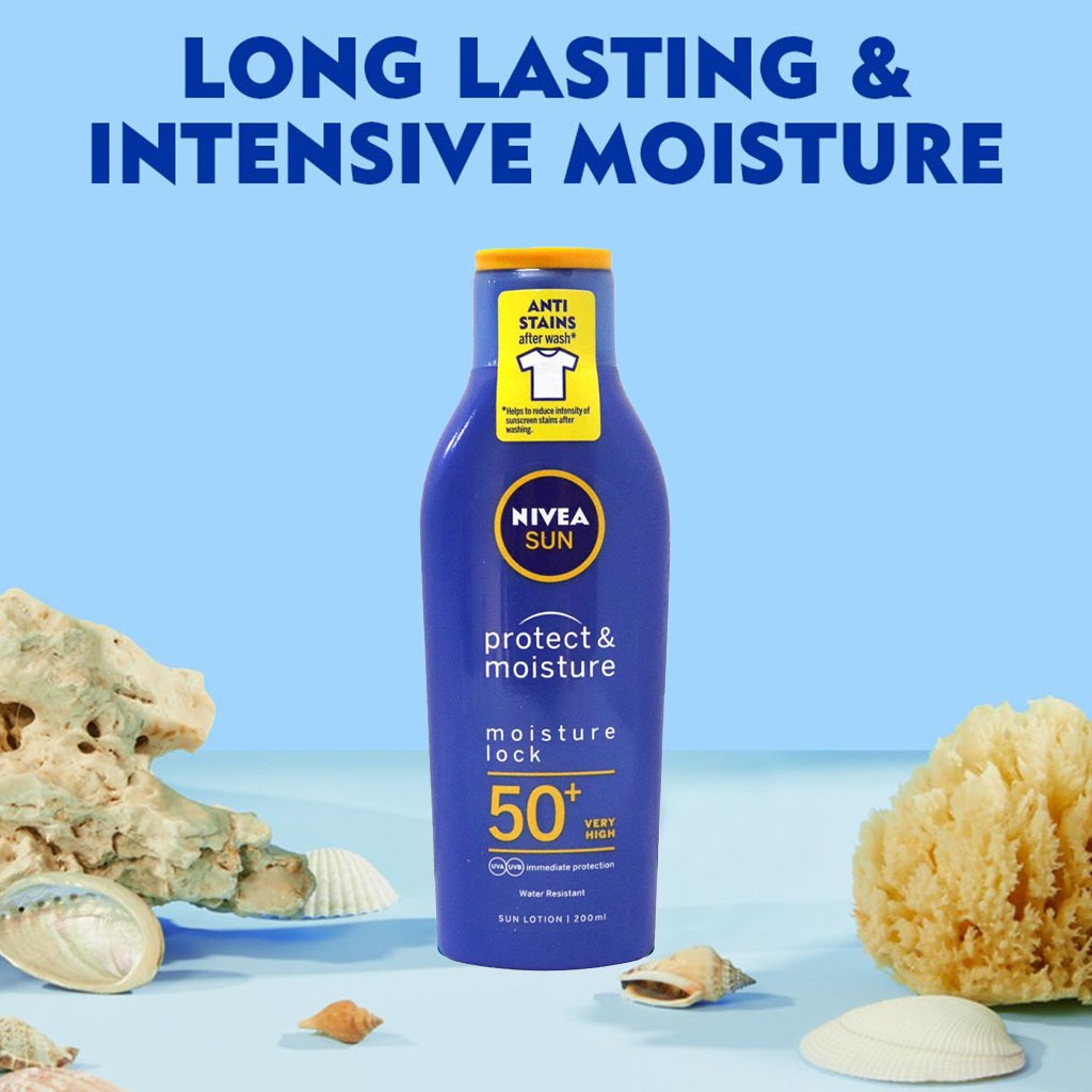 Nivea Sun Protect & Moisture Lotion SPF50+ 200ml