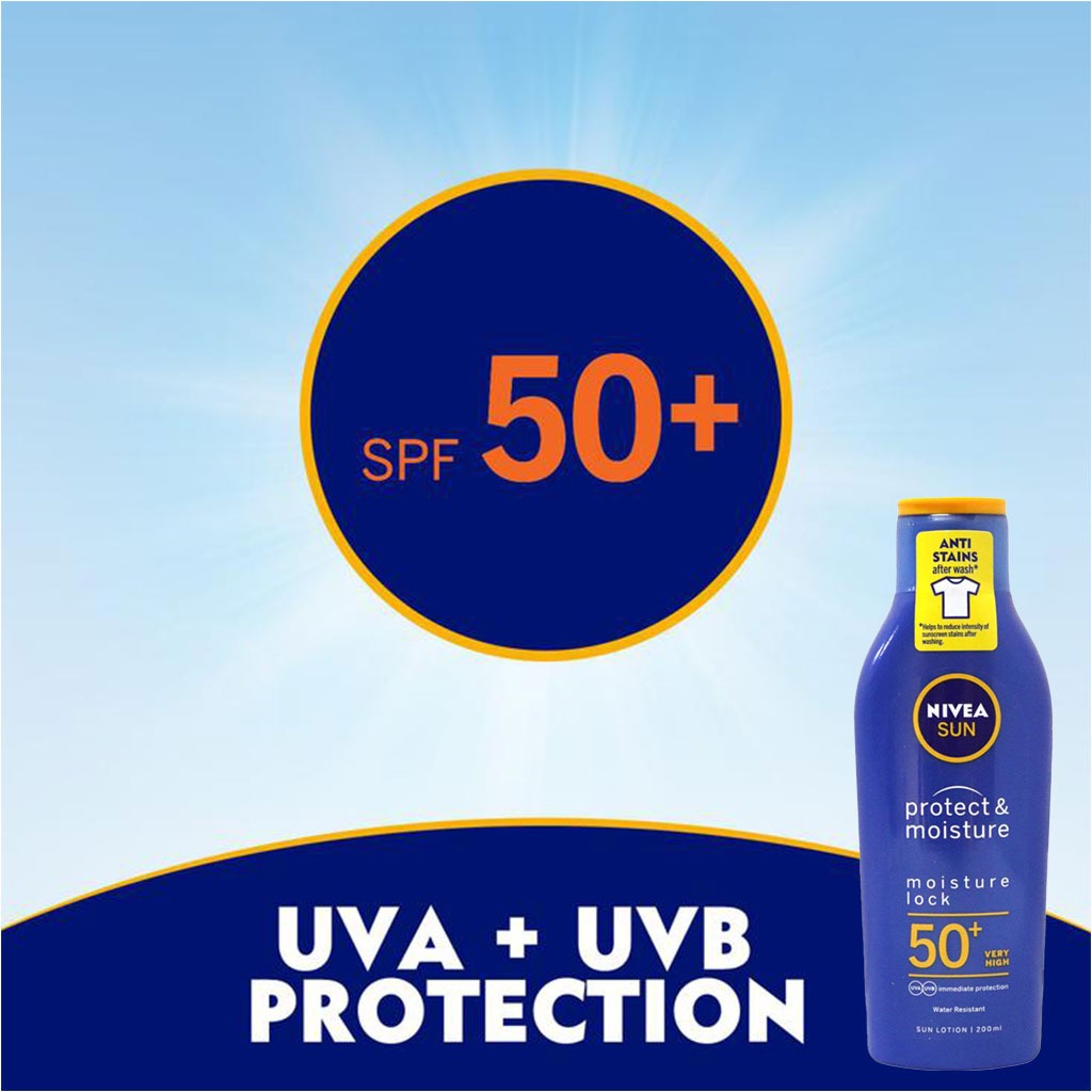 Nivea Sun Protect & Moisture Lotion SPF50+ 200ml