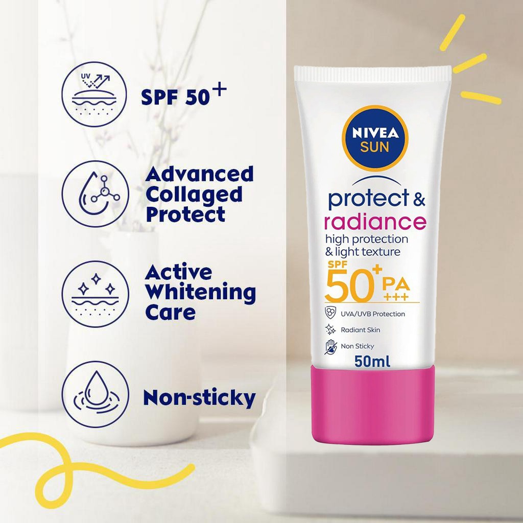 نيفيا صن كريم الوجه للحماية من الشمس SPF50+ 50 ملل
