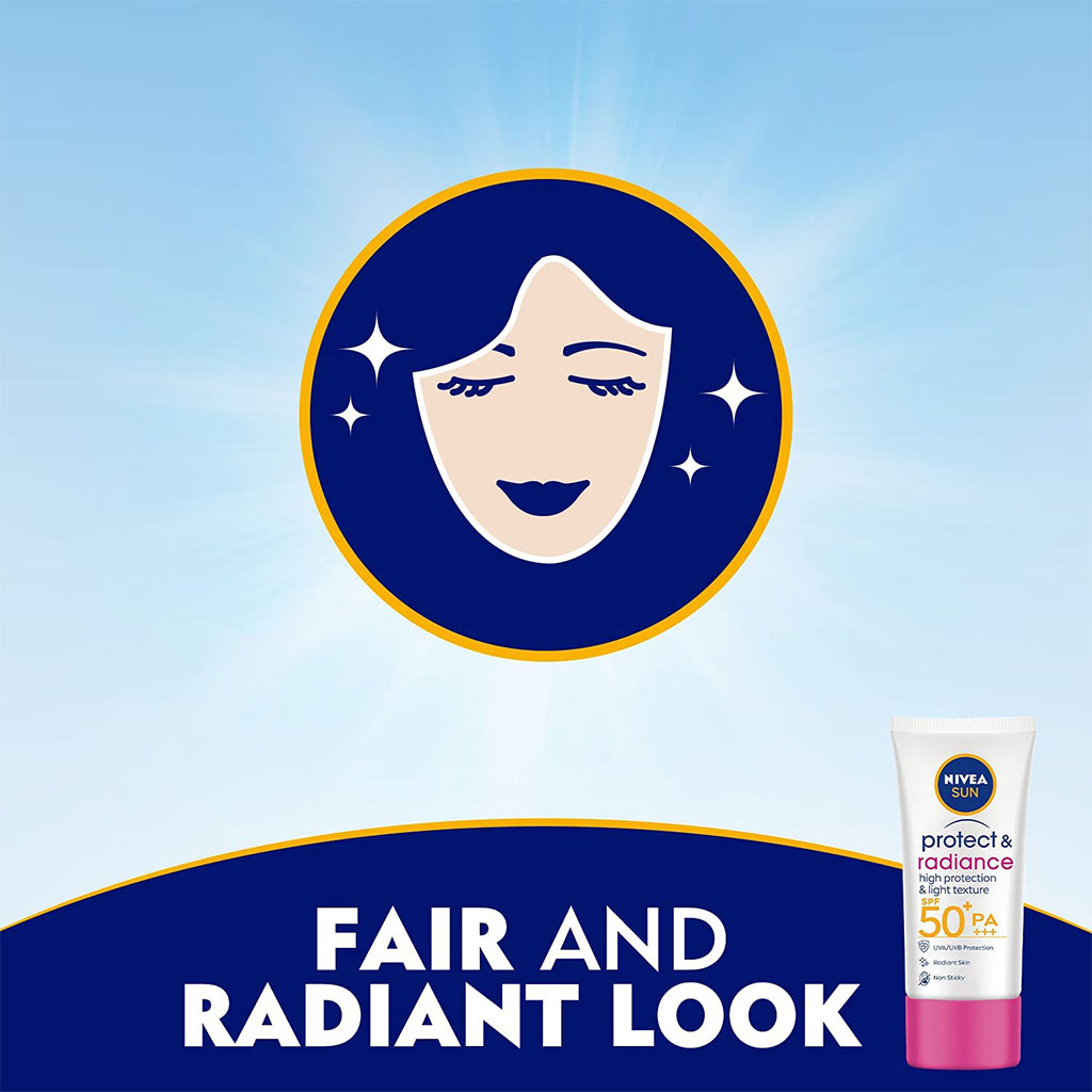 Nivea Sun Protect & Radiance SPF50+ Face Cream 50 mL