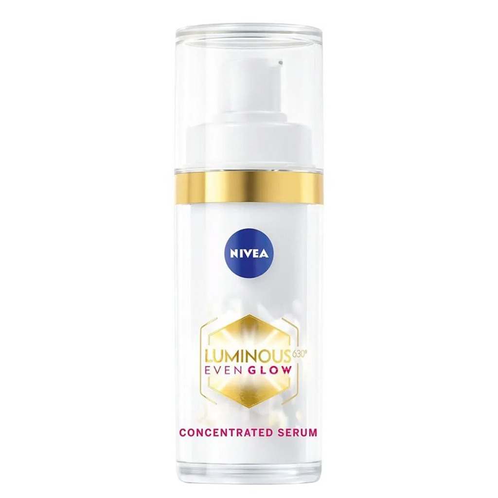 Nivea, Luminous630 Even Glow Concentrated Serum, Brightening serum for even skin tone, 30 ml