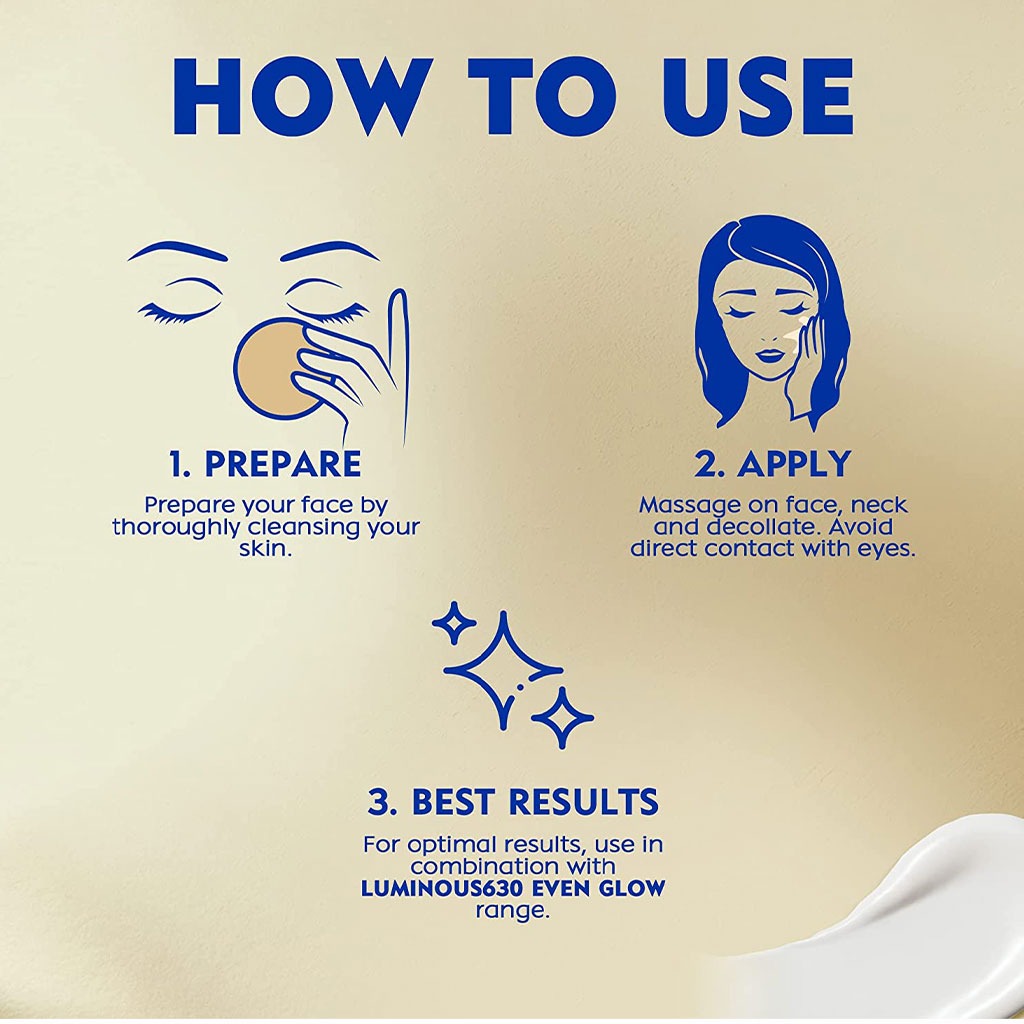 Nivea Luminous630 Even Glow Night Complexion Care Cream 50ml