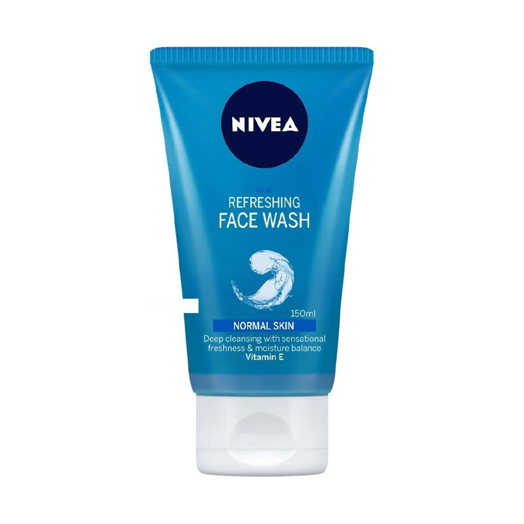 Nivea, Refreshing Facial Wash, Gentle cleanser for refreshed and clean skin, 150 ml