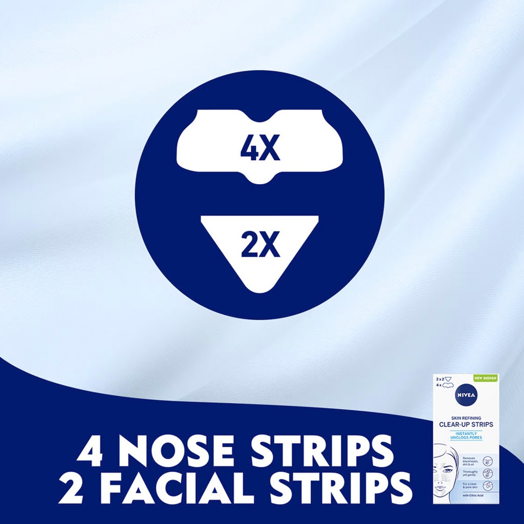 Nivea Clear-Up Strip 6 Pcs