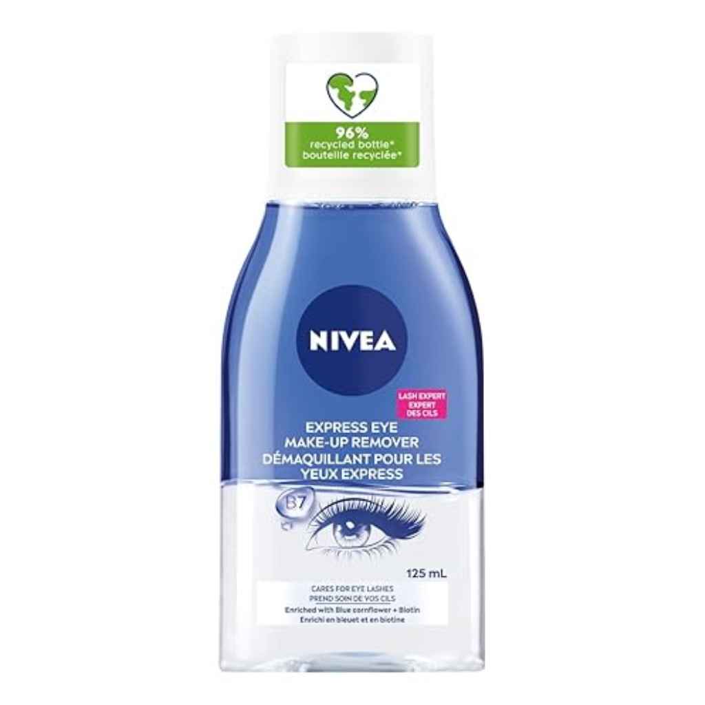 Nivea, Double Effect Eye Make-Up Remover, Gentle remover for waterproof and regular makeup, 125ml