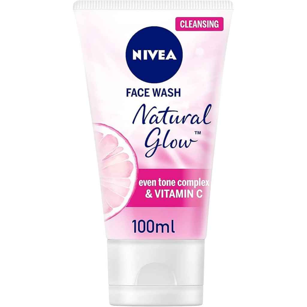 Nivea, Natural Fairness Face Wash, Brightening and gentle facial cleanser, 100ml