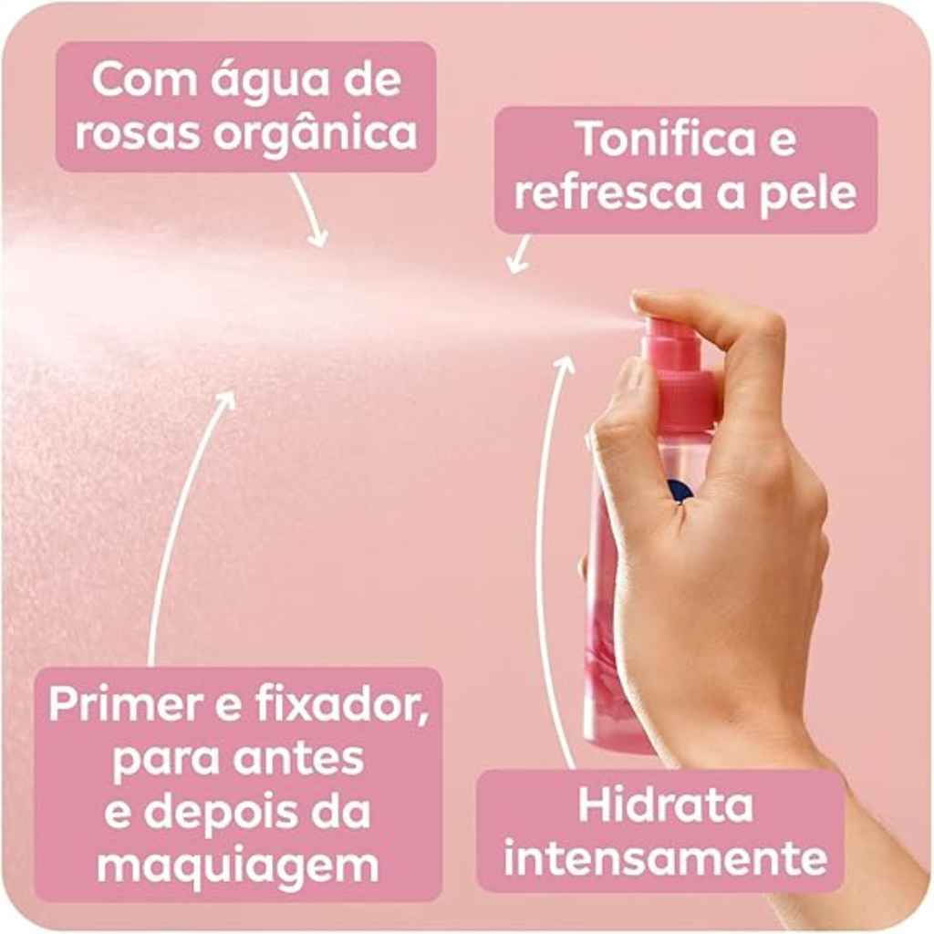 Nivea, Face Rose Water Mist, Hydrating rose water facial mist for fresh skin, 150ml