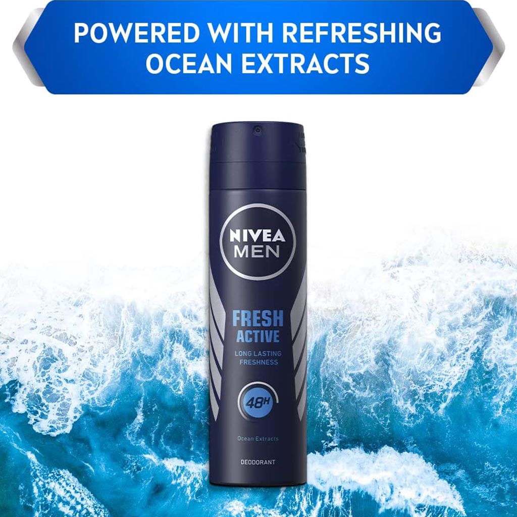 Nivea Men Fresh Active Deodorant 150ml