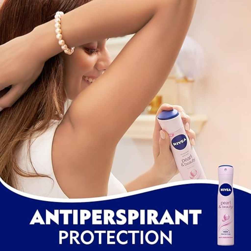 Nivea, Pearl & Beauty Spray for Women, Whitening and deodorant body spray, 200ml
