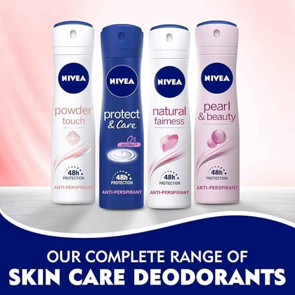 Nivea, Pearl & Beauty Spray for Women, Whitening and deodorant body spray, 200ml
