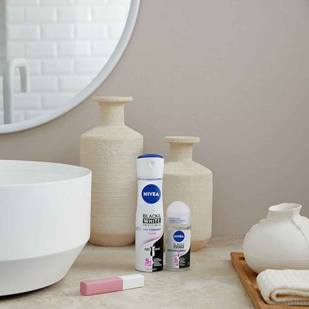 NIVEA DEO BLACK&WHITE WOMEN SPRY 200ML