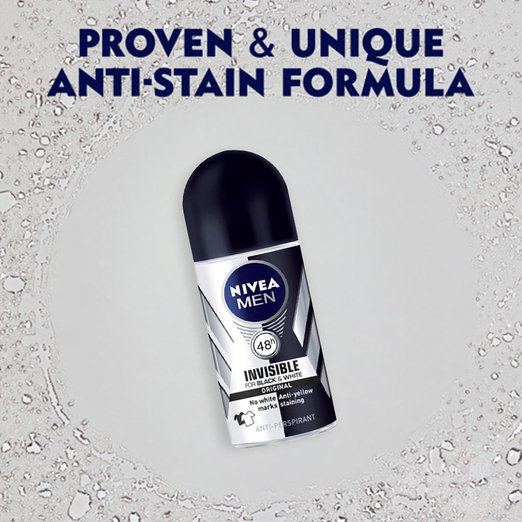 Nivea Men Invisible For Black & White Roll-On