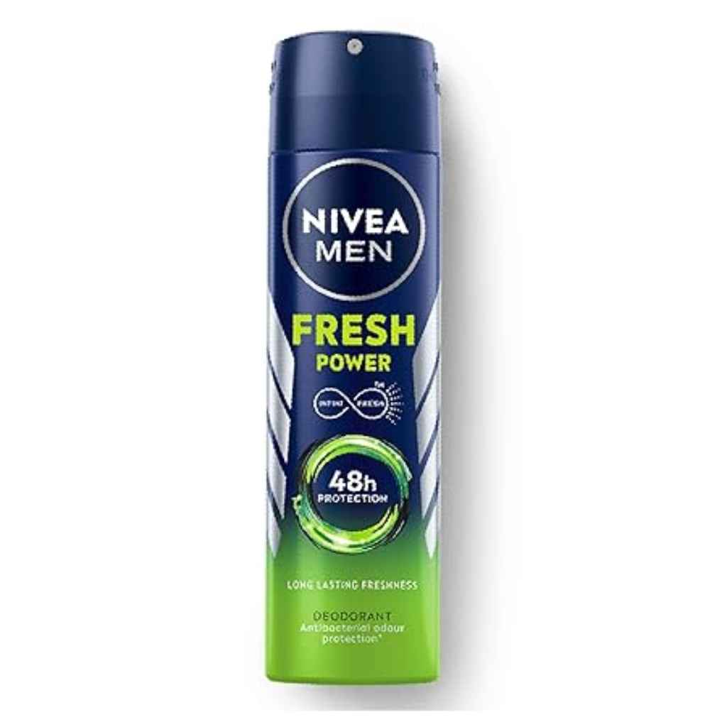 Nivea, Deo Male Fresh Power Spray, Refreshing deodorant spray for men, 150ml