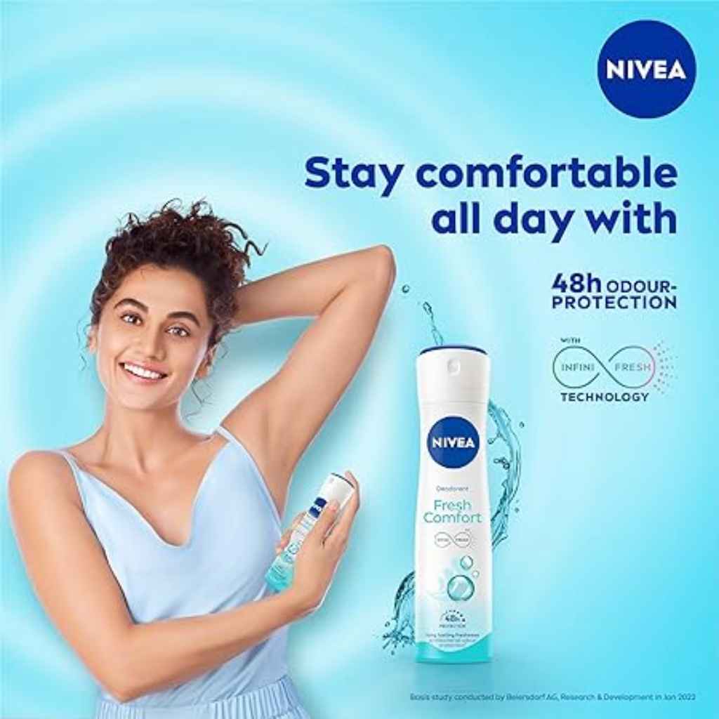 Nivea, Deo Family Spy Fresh Comfort, Long-lasting fresh deodorant spray, 150 ml