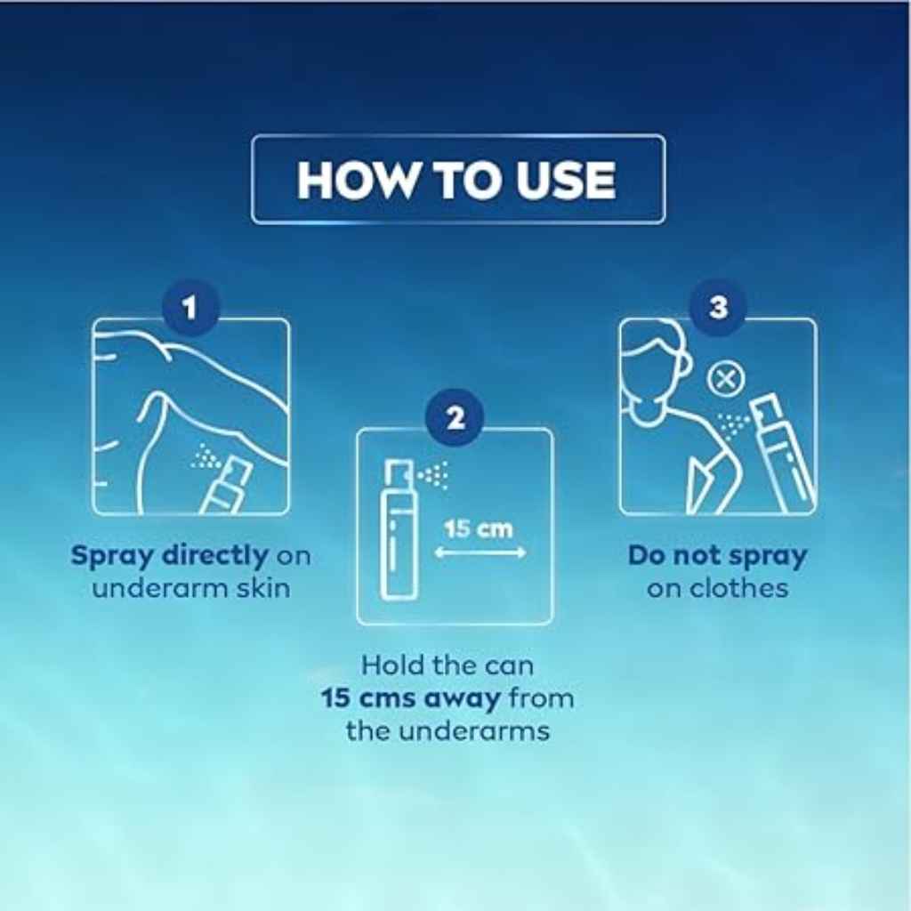 Nivea, Deo Spray Fresh Ocean, Refreshing ocean scent deodorant spray, 150ml