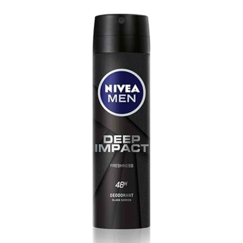 Nivea, Deo Spray Male Deep, Long-lasting deodorant spray for men, 150ml