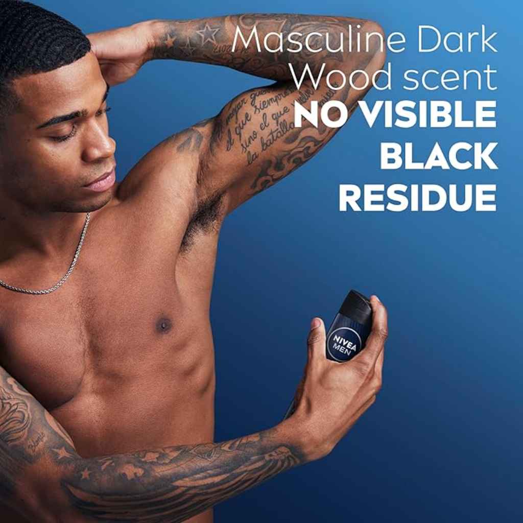 Nivea, Deo Spray Male Deep, Intense deodorant spray for men, 200ml