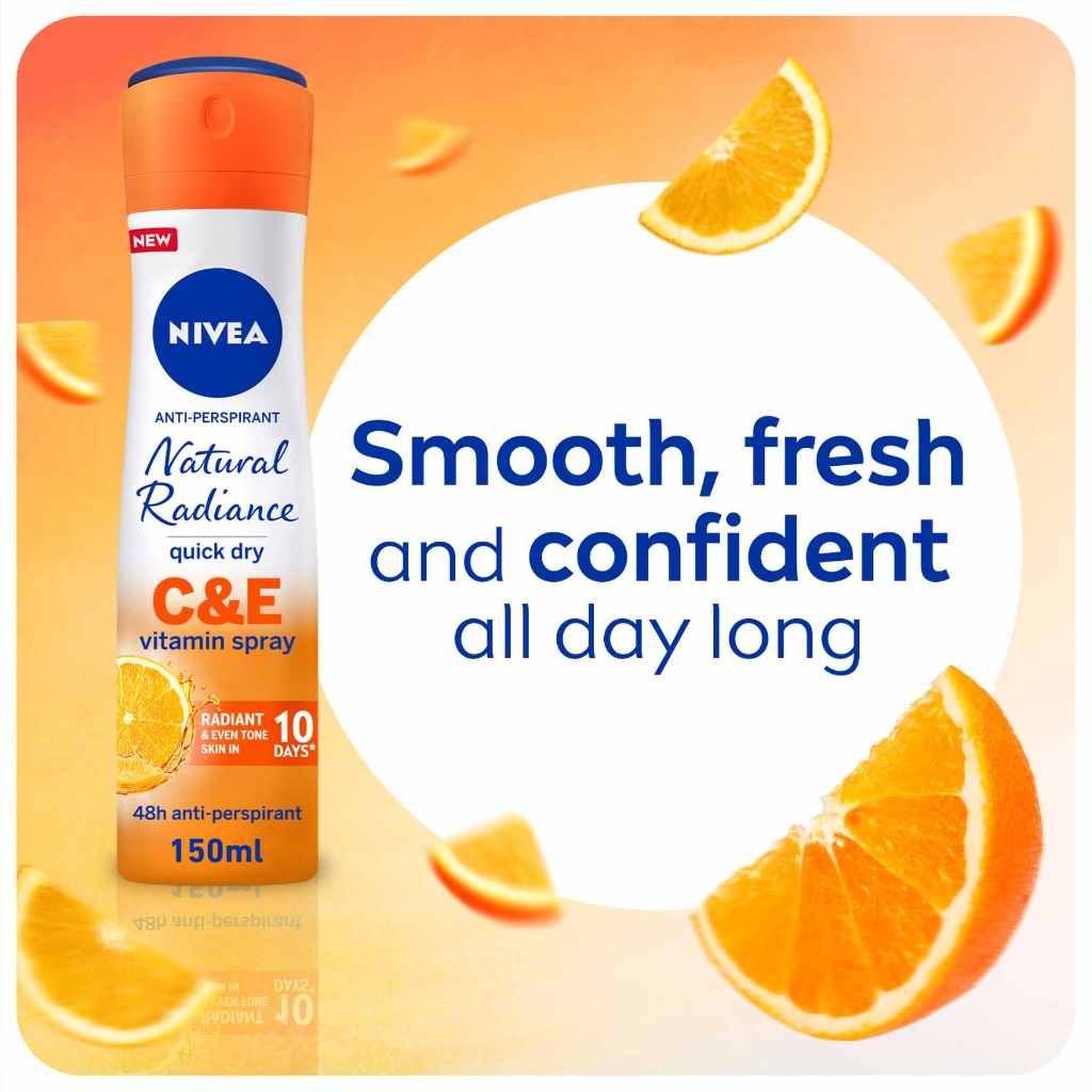 Nivea, Antiperspirant Spray Vitamin C & E, Protecting deodorant with vitamins for women, 150ml