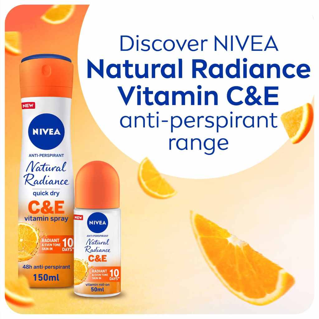 Nivea, Antiperspirant Spray Vitamin C & E, Protecting deodorant with vitamins for women, 150ml