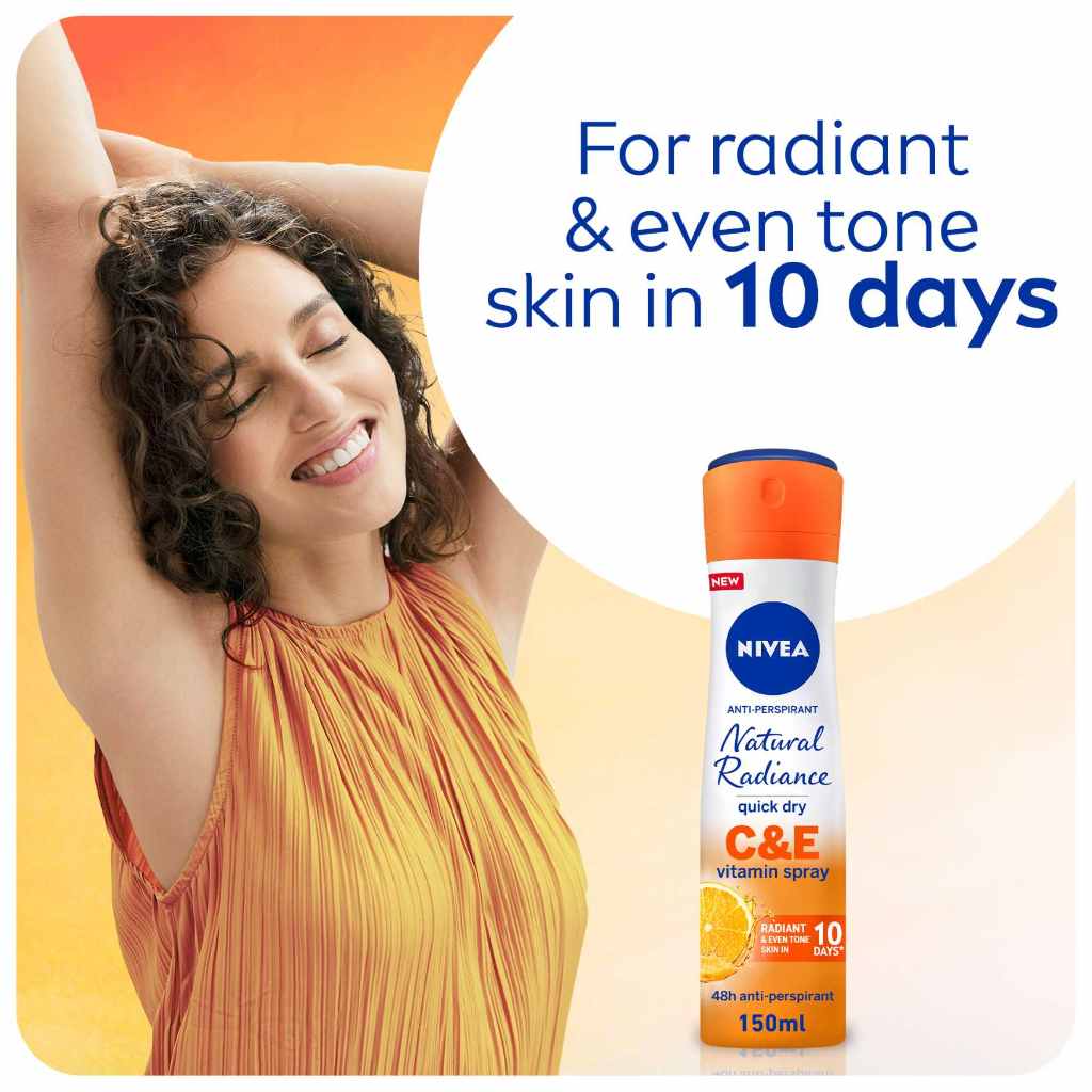 Nivea, Antiperspirant Spray Vitamin C & E, Protecting deodorant with vitamins for women, 150ml