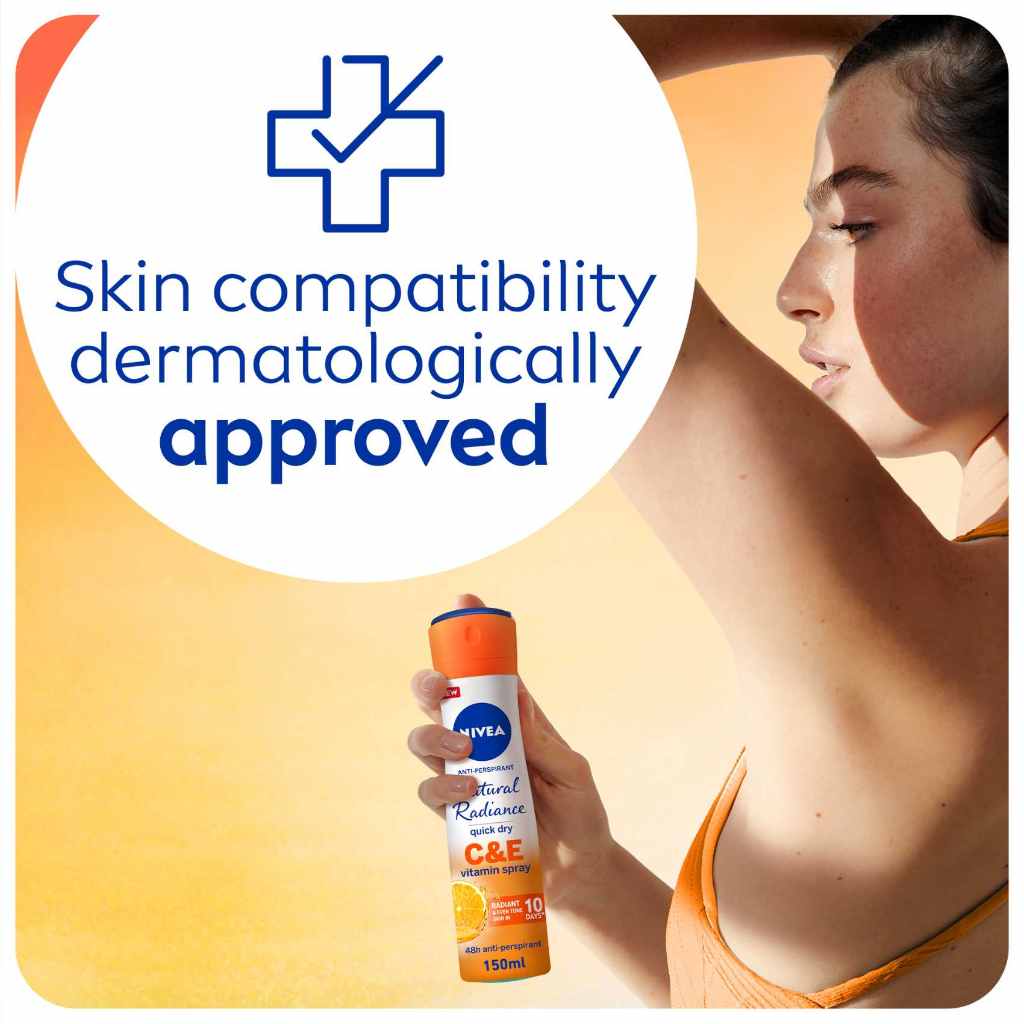 Nivea, Antiperspirant Spray Vitamin C & E, Protecting deodorant with vitamins for women, 150ml