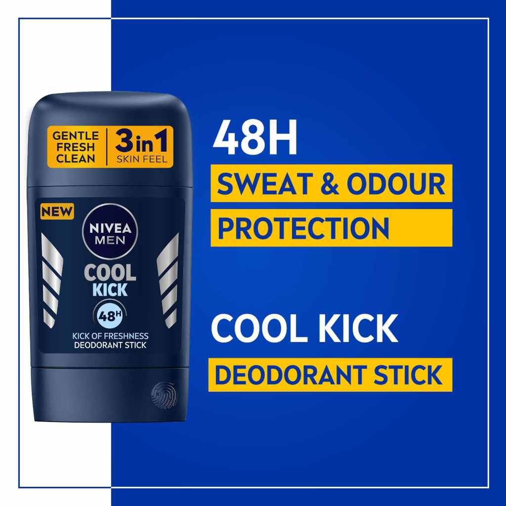 Nivea Deo Stick Cool Kick Male 50ml