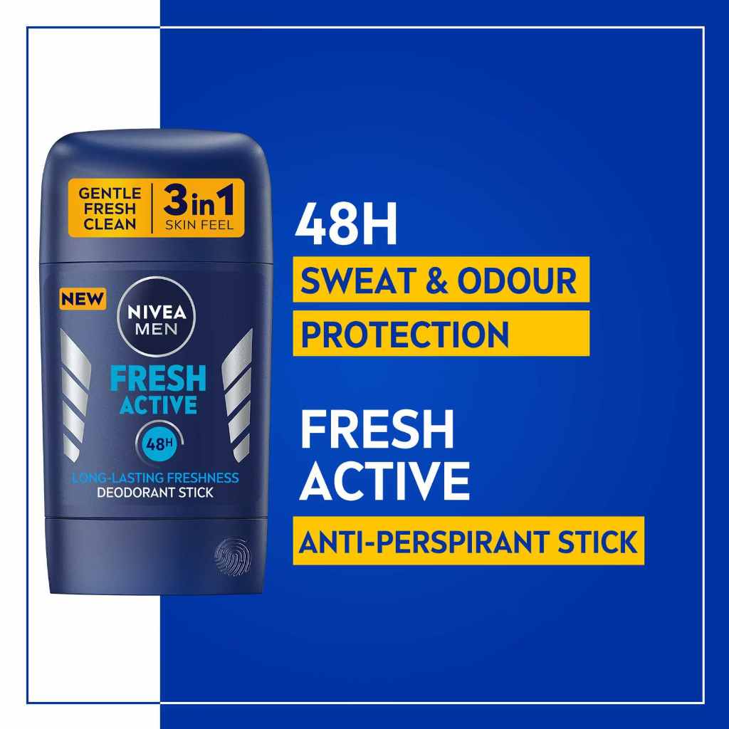 Nivea Men Deodorant Stick Fresh Active 50ml