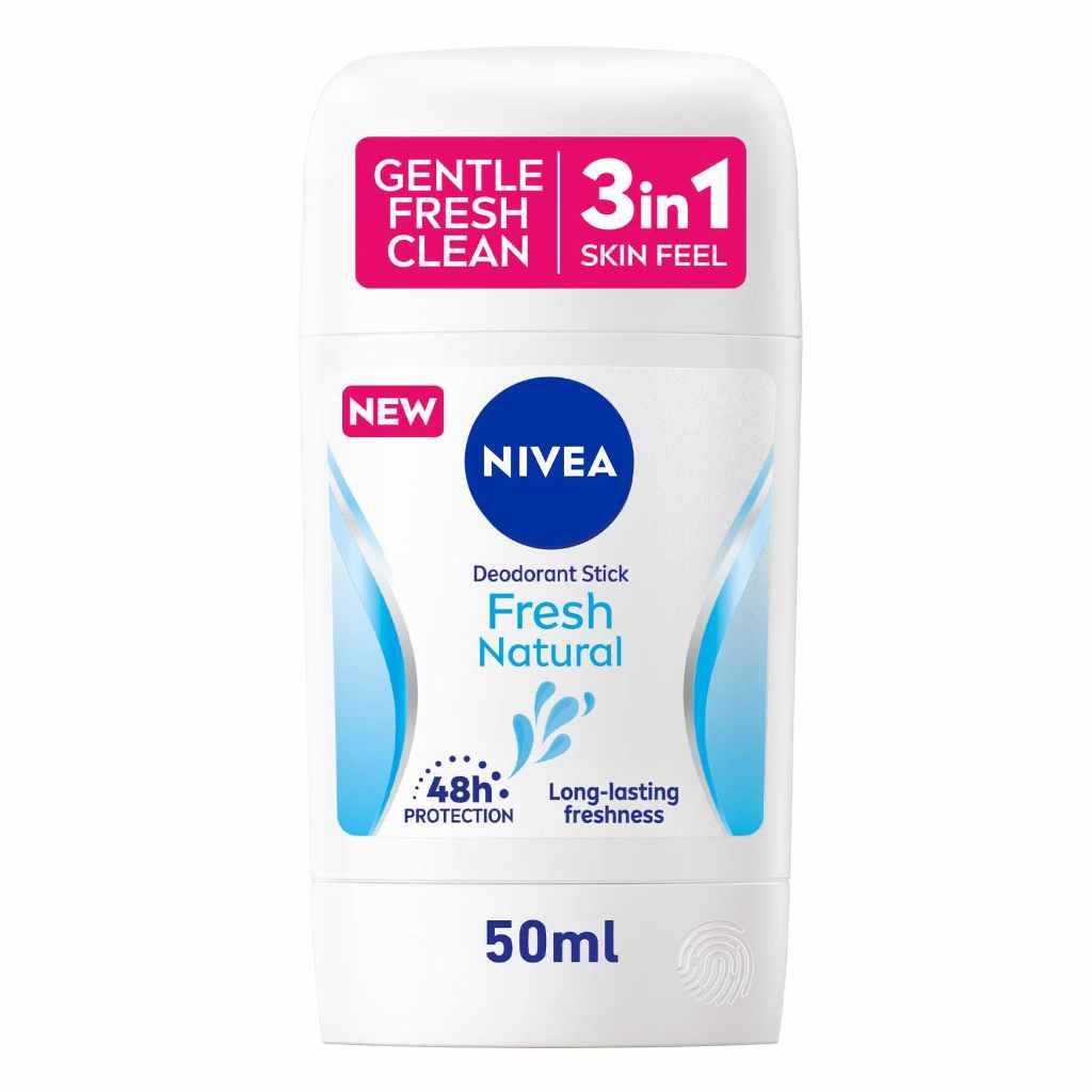 Nivea, Deo Stick Fresh Natural Female, Natural fresh scent deodorant stick for women, 50ml