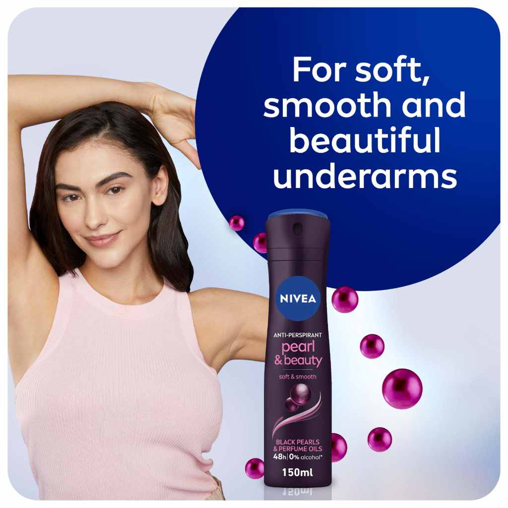 Nivea Deo Spy Prl&Bty_Blc_Fml 150 ml