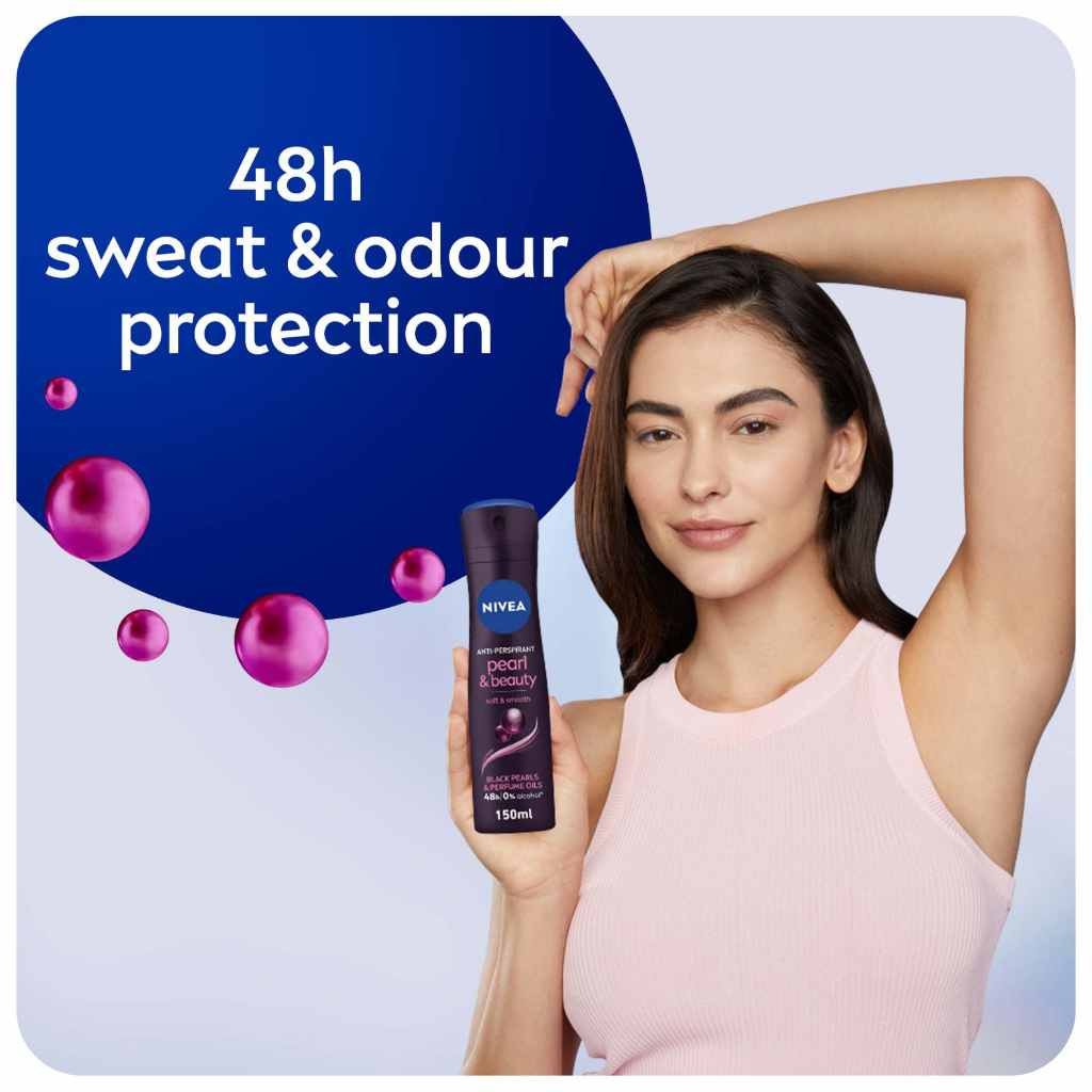 Nivea Deo Spy Prl&Bty_Blc_Fml 150 ml