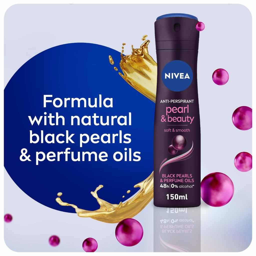 Nivea Deo Spy Prl&Bty_Blc_Fml 150 ml