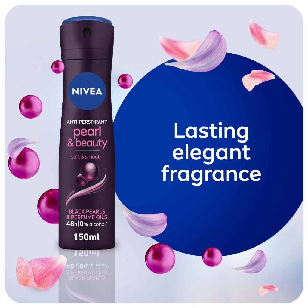 Nivea Deo Spy Prl&Bty_Blc_Fml 150 ml