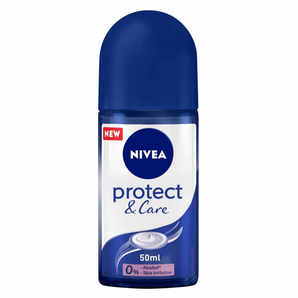 Nivea, Antiperspirant Roll-On Protect & Care, Gentle protection deodorant for women, 50ml